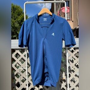 7Mesh Blue Cycling Zip Up Jersey